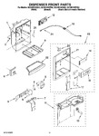Diagram for 08 - Dispenser Front Parts