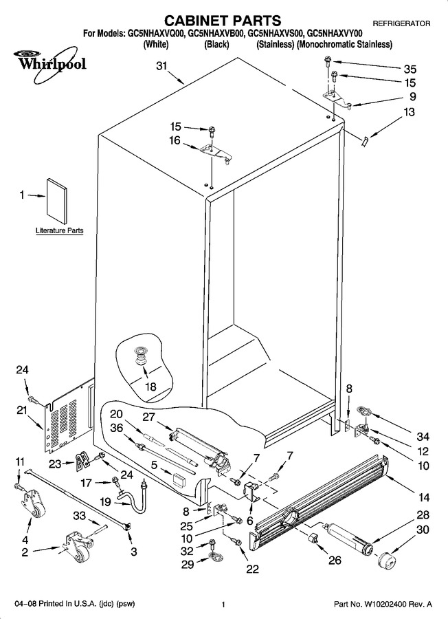 Diagram for GC5NHAXVB00
