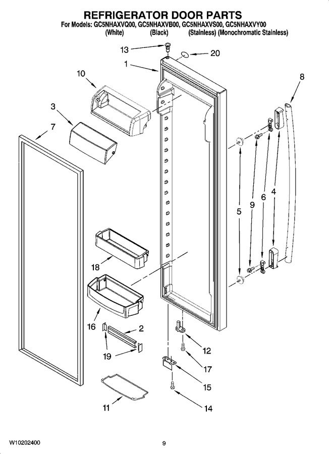 Diagram for GC5NHAXVB00