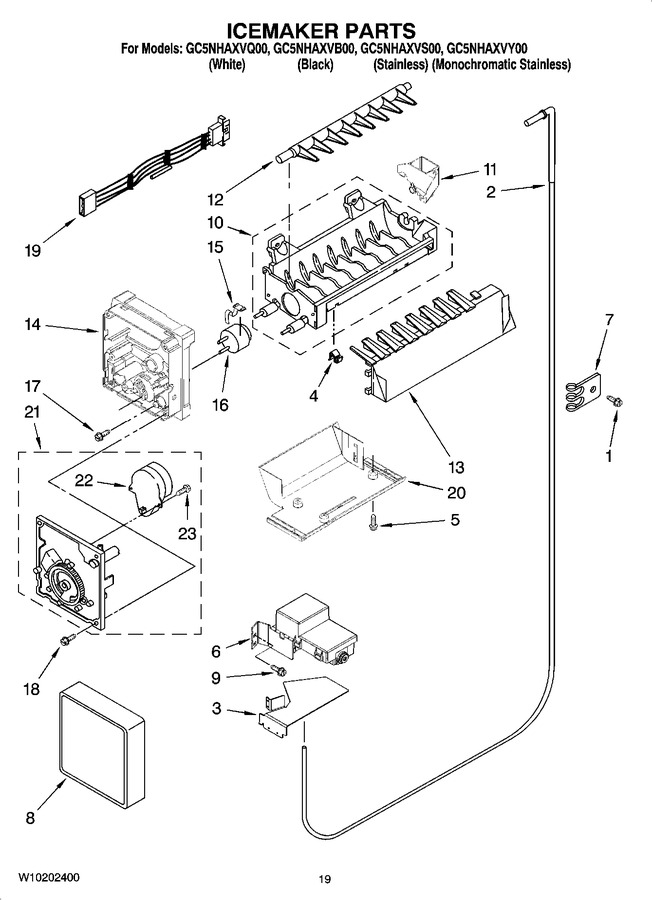 Diagram for GC5NHAXVB00