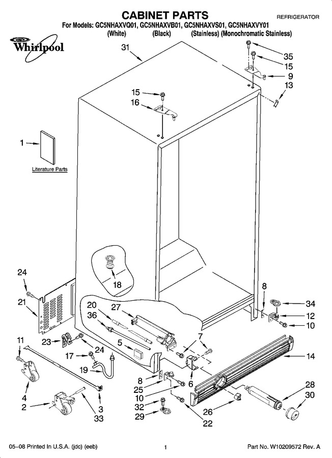 Diagram for GC5NHAXVY01