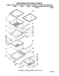 Diagram for 03 - Refrigerator Shelf Parts