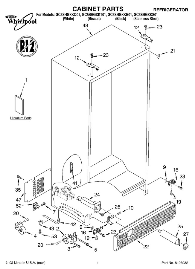 Diagram for GC5SHGXKT01