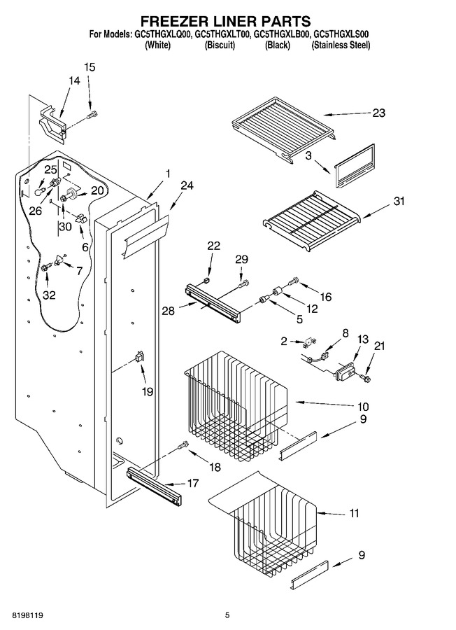 Diagram for GC5THGXLT00