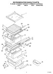 Diagram for 03 - Refrigerator Shelf Parts