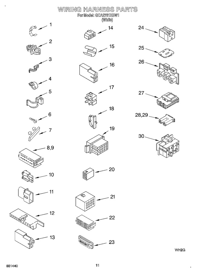 Diagram for GCA2781XSW1
