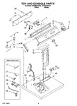 Diagram for 02 - Top And Console Parts