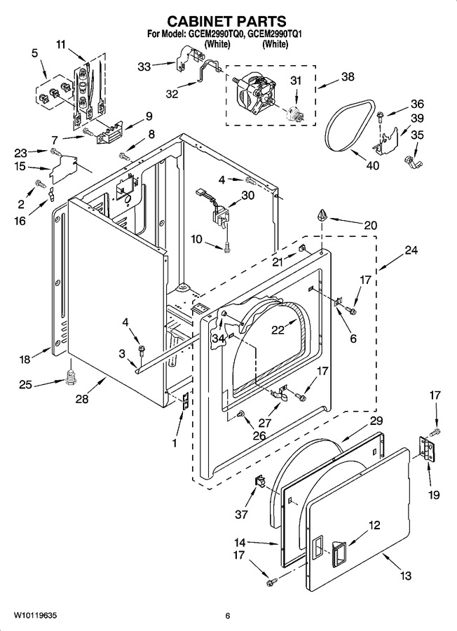 Diagram for GCEM2990TQ0