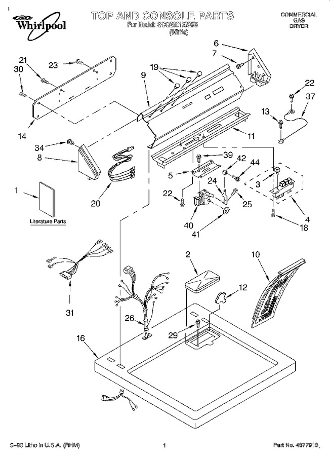 Diagram for GCG2901XSW5