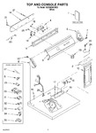 Diagram for 01 - Top And Console Parts