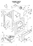 Diagram for 02 - Cabinet Parts