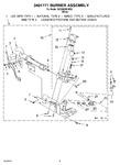 Diagram for 04 - 3401771 Burner Assembly