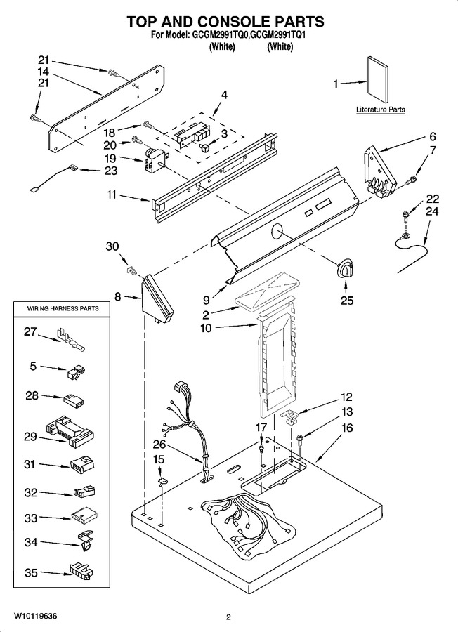 Diagram for GCGM2991TQ0