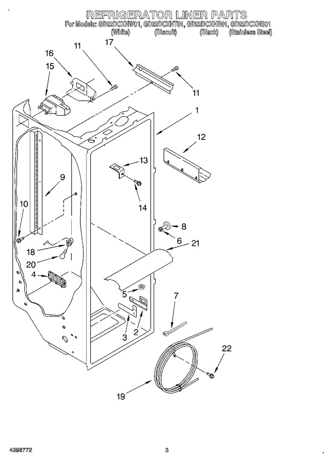 Diagram for GD22DCXHW01