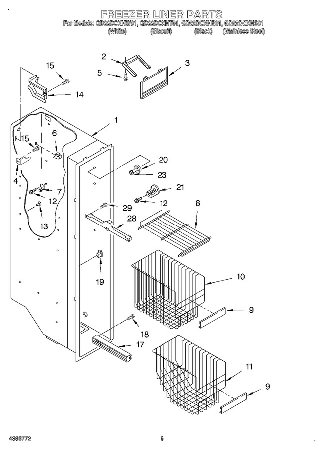 Diagram for GD22DCXHW01