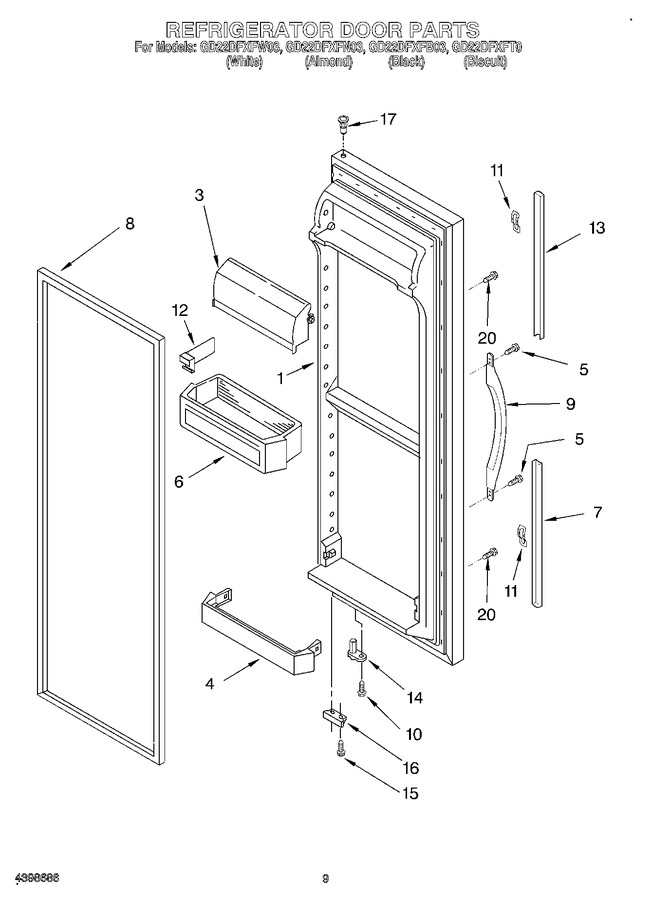 Diagram for GD22DFXFW03