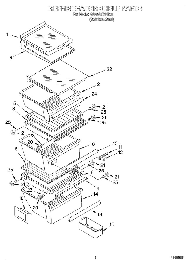 Diagram for GD25DCXHS01