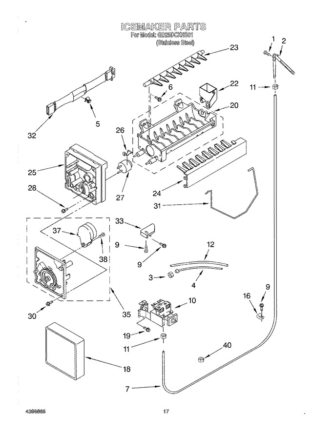 Diagram for GD25DCXHS01