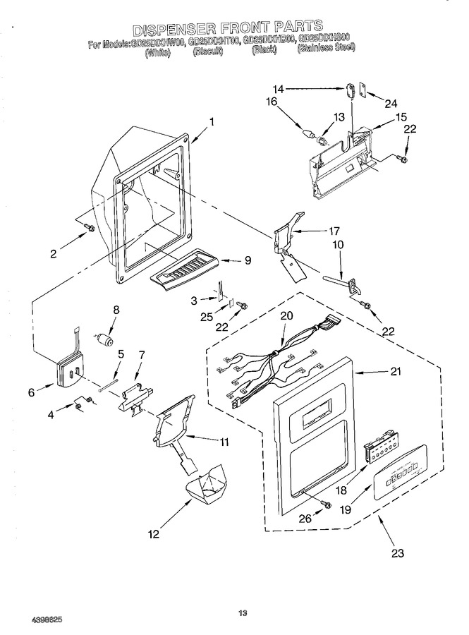 Diagram for GD25DIXHS00