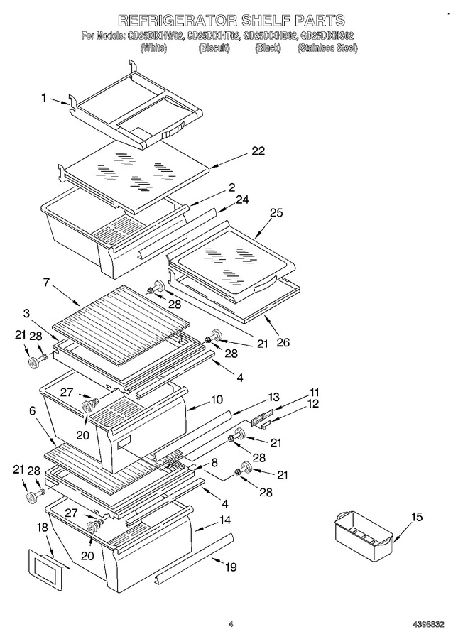 Diagram for GD25DIXHT02
