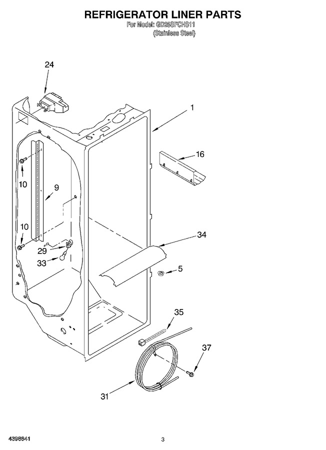 Diagram for GD25SFCHS111