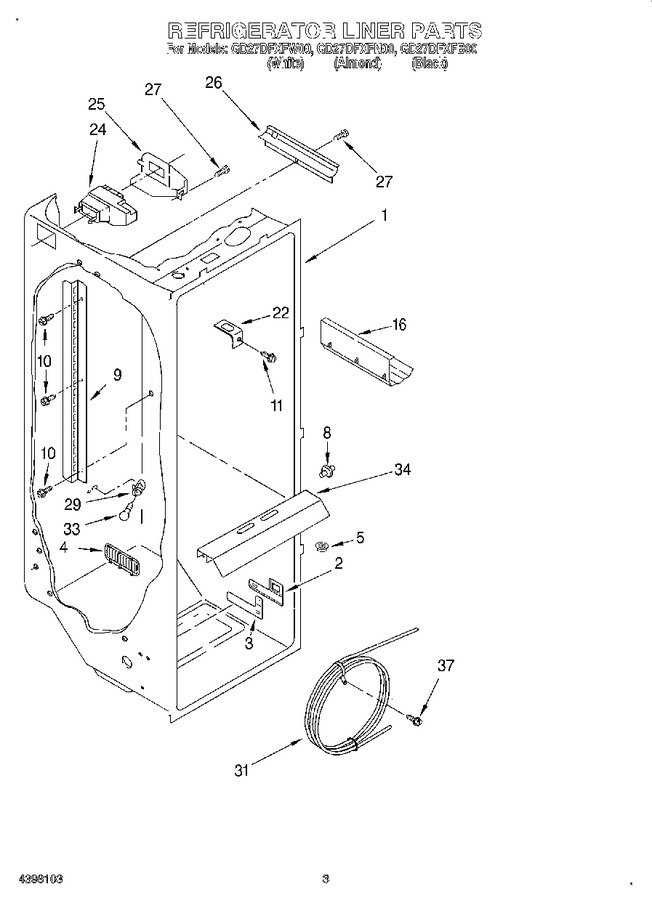 Diagram for GD27DFXFW00