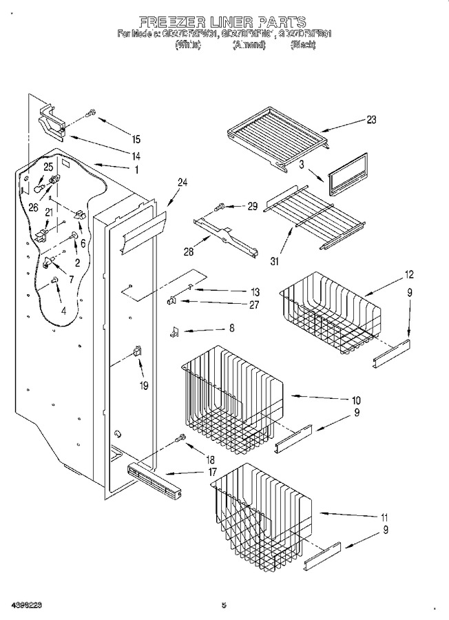 Diagram for GD27DFXFW01