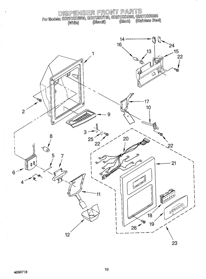 Diagram for GD27DIXHB00