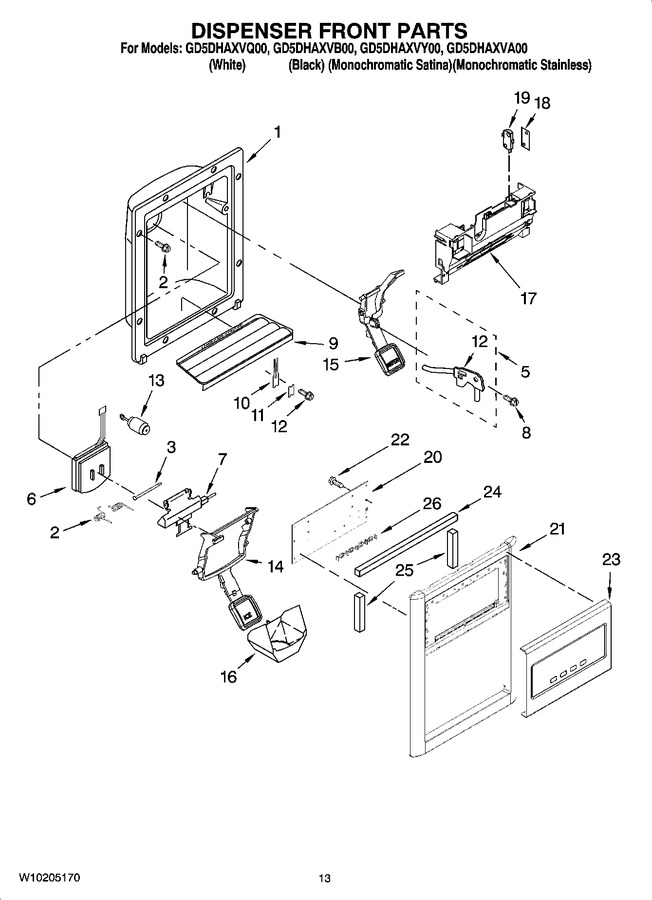 Diagram for GD5DHAXVY00