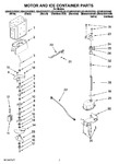 Diagram for 05 - Motor And Ice Container Parts