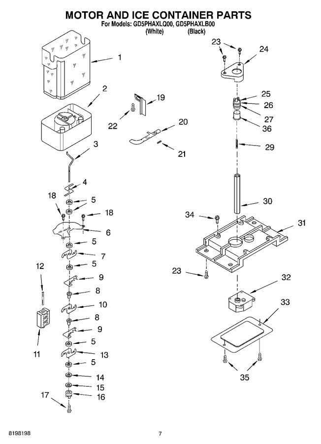 Diagram for GD5PHAXLB00