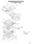 Diagram for 03 - Refrigerator Shelf Parts