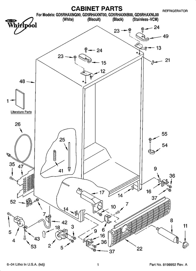 Diagram for GD5RHAXNB00