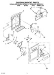 Diagram for 08 - Dispenser Front Parts