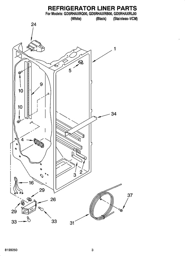 Diagram for GD5RHAXRL00