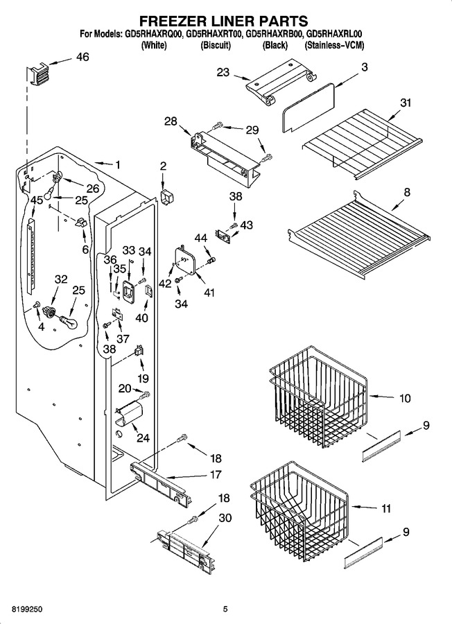 Diagram for GD5RHAXRT00