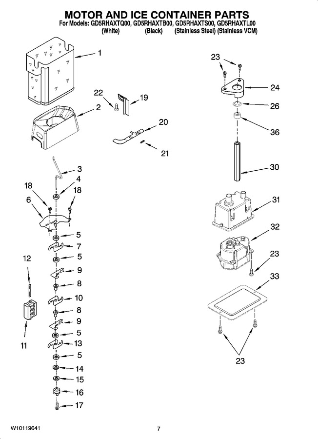 Diagram for GD5RHAXTB00