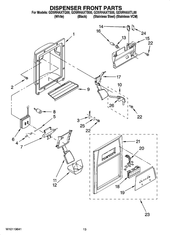 Diagram for GD5RHAXTL00