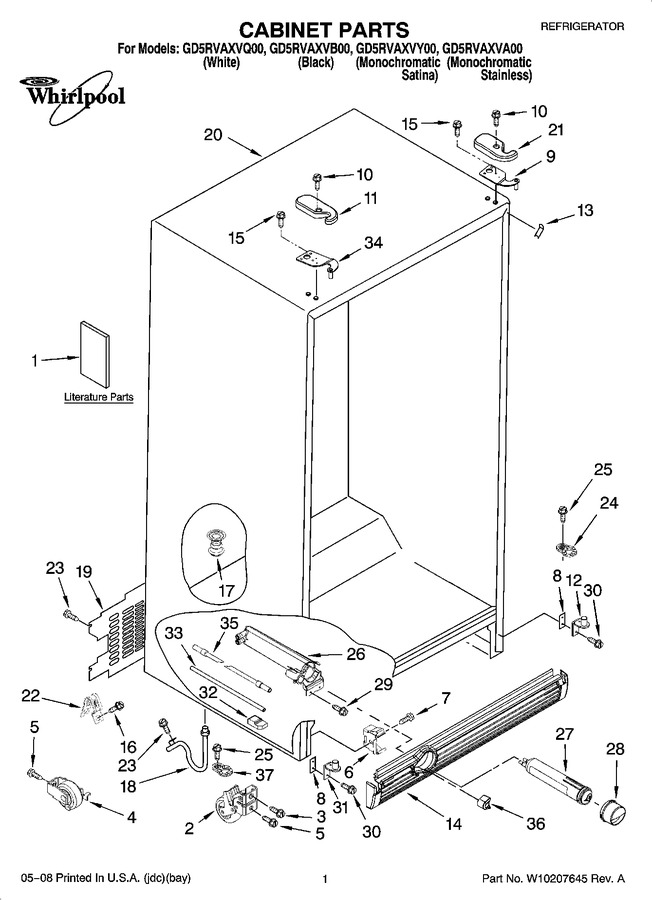 Diagram for GD5RVAXVQ00