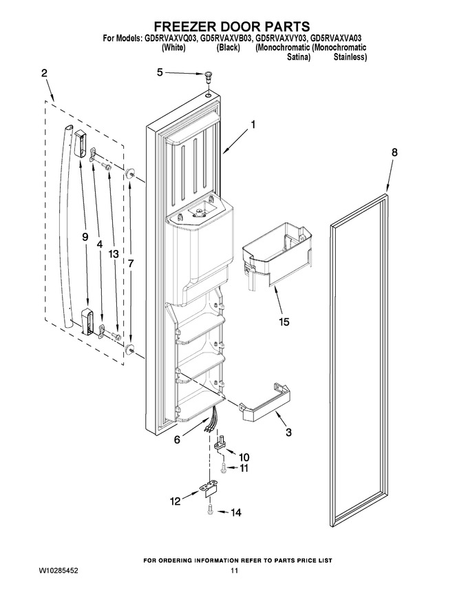 Diagram for GD5RVAXVA03
