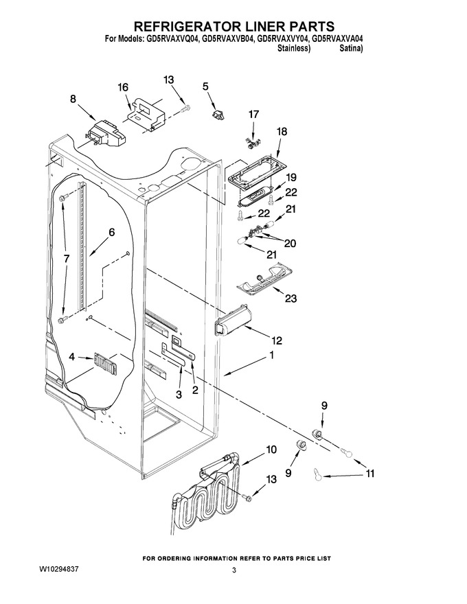 Diagram for GD5RVAXVA04