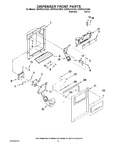 Diagram for 08 - Dispenser Front Parts