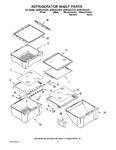 Diagram for 03 - Refrigerator Shelf Parts
