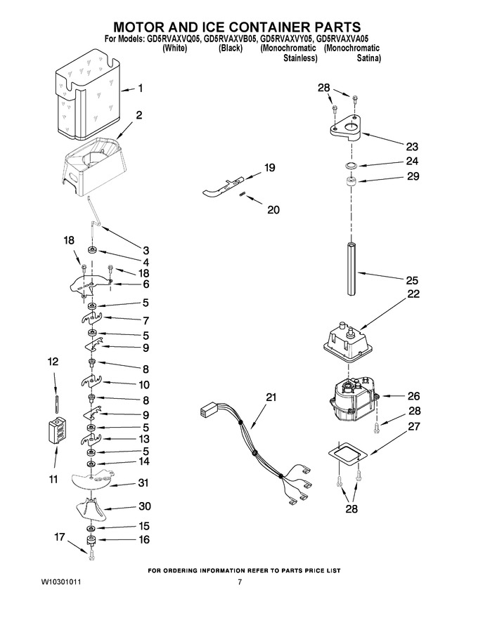 Diagram for GD5RVAXVA05