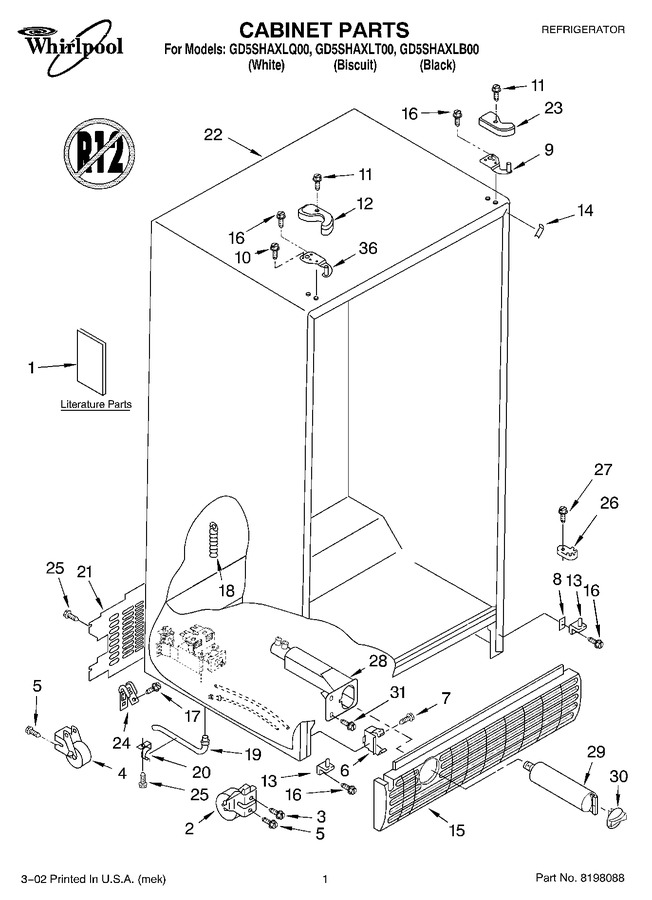 Diagram for GD5SHAXLQ00