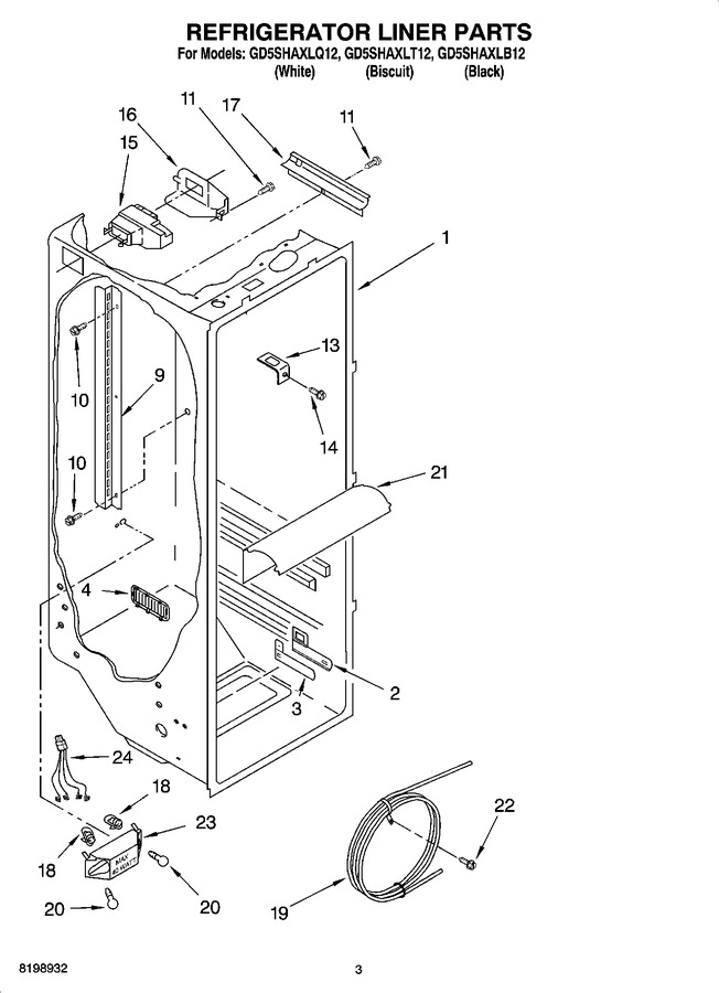 Diagram for GD5SHAXLT12