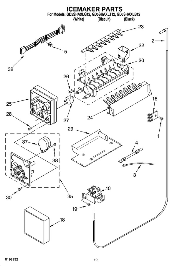 Diagram for GD5SHAXLT12