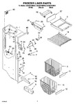 Diagram for 04 - Freezer Liner Parts