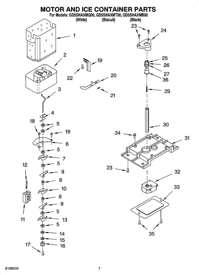 Diagram for GD5SHAXMB00
