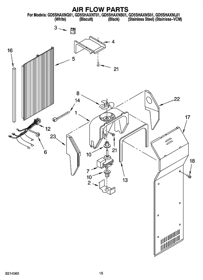 Diagram for GD5SHAXNB01
